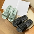 thumbnail image 4 of Wovix Slippers For Women Shower Shoes Quick Dry Non- Bathroom Slippers Dorm Home Classic Slides Indoor Outdoor Shoes Black 41, 4 of 6