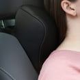 thumbnail image 3 of Stalwart Car Headrest Pillow 2-Pack - Memory Foam Car Neck Pillows, Black, 3 of 10