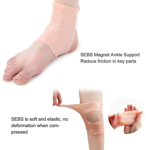 Magnetic Therapy Ankle Brace Breathable Strong Ankle Brace for Sprained  Ankle Stabilize Ligaments Prevent Re-Injury Compression Ankle Brace Men  Women with Adjustable Wrap Ankle Support 