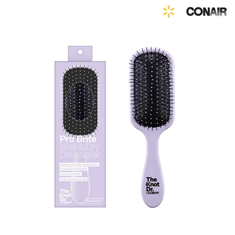 Conair Pro Brite - The Knot Dr. Wet and Dry Hair Detangler Brush