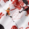 thumbnail image 5 of safuny Clearance Men's Loose Shirts with Pocket Hawaiian Beach Button Stripe Print Tees Clothing Fashion Summer Holiday Short Sleeve Shirts Lapel Pullover Pink XL, 5 of 8