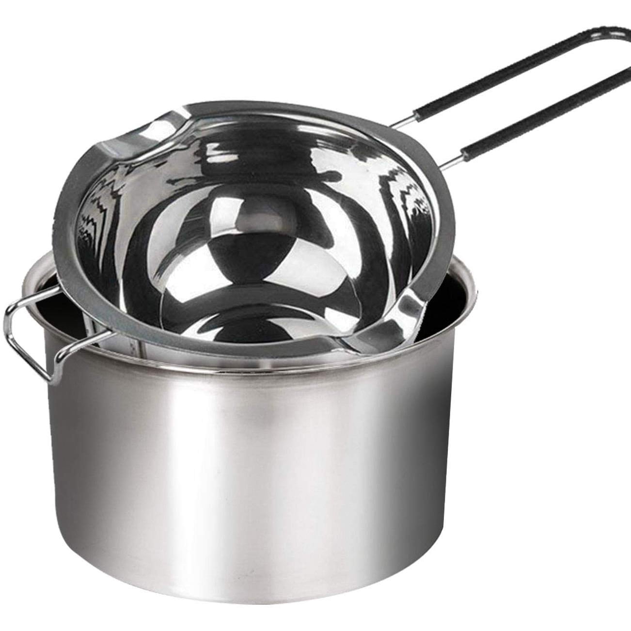 Butter Caramel and Candy- Steel Melting Pot Heat-Resistant Handle for Chocolate SNOWINSPRING 2-Pack Stainless Steel Double Boiler 2 Cup Capacity Cheese Universal Pad Butter Caramel and Candy- Steel Melting Pot Heat-Resistant Handle for Chocolate SNOWINSPRING 2-Pack Stainless Steel Double Boiler 2 Cup Capacity Cheese Universal Pad