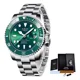 thumbnail image 1 of Reloj de pulsera Lige LG10045 de cuerpo color plateado Silver green analógico, 1 of 8