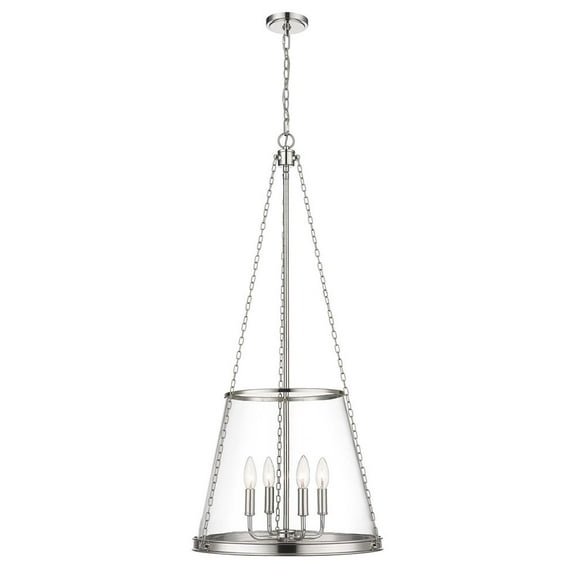 1 Light Pendant In Transitional Style-18.5 Inches Tall And 13 Inches Wide Z-Lite 342P13-Mb