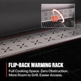thumbnail image 4 of Monument Grills 4 Burner Propane Gas Grill ,Stainless Steel Outdoor Patio Barbecue Grill with  Cooking Plate, Mesa II 410BZ, 4 of 8