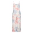 thumbnail image 6 of Romper for Women Casual Printed Spaghetti Straps Boho Wide Leg Pants Jumpsuit Loose Comfy Summer Beach Jumpsuit, 6 of 9