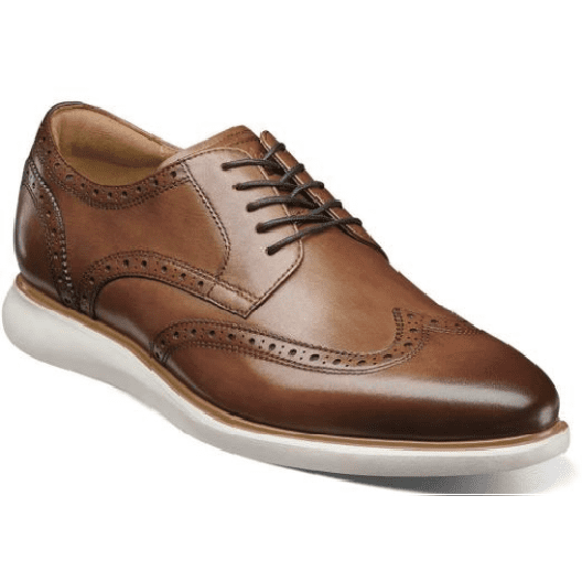 Florsheim solar brown wingtip shoes Clearance
