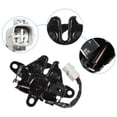 thumbnail image 3 of Car Hood Latch Lock Assembly Replacement Fit for Toyota 4Runner 2003-2006 53510-60170 Black, 3 of 6