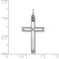 thumbnail image 2 of Pendentif Croix en Argent Sterling 925 Conçu au Laser, 2 of 2