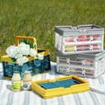 thumbnail image 3 of 32 Litre Collapsible Crate Collapsible Strong Plastic Boxes Stackable Foldable, 3 of 6