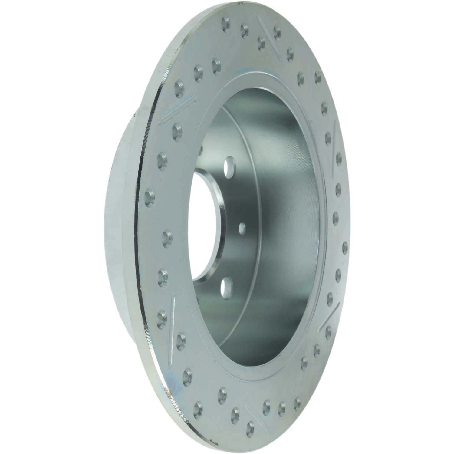 StopTech Select Sport 92-00 Honda Civic Drilled and Slotted 1-Piece Rear Passenger Side Brake Rotor Fits select: 1994-1995 HONDA CIVIC EX, 1990-1996 ACURA INTEGRA