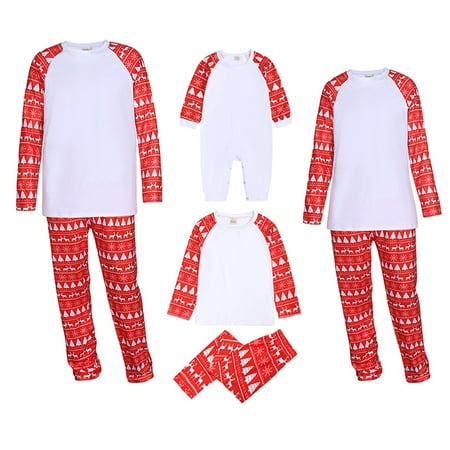 

2022 Christmas Pajamas For Family - Family Christmas PJs Matching Sets Women Men Striped Print PJs Pants Set