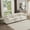 Beige, variant on 115" Corduroy Fabric Modular Sectional Sofa, Oversized Sectional Chaise Lounge with Memory Foam, Minimalist Boneless Sofa Couch with Arm & Throw Pillows for Living Rooms, Home Cinemas​, Tan