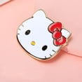 thumbnail image 1 of Espejo de aumento de un solo lado, muy bonito, delicado y popular, de alta calidad, espejo compacto de hello kitty, oro rosa, 1 of 3