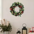 thumbnail image 5 of Aihimol Halloween Wreath for Front Door, Simulation Christmas Wreath Merry Christmas Front Door Decoration Wall Artificial Wreath Party Decoration Storage Compartments System, 5 of 7