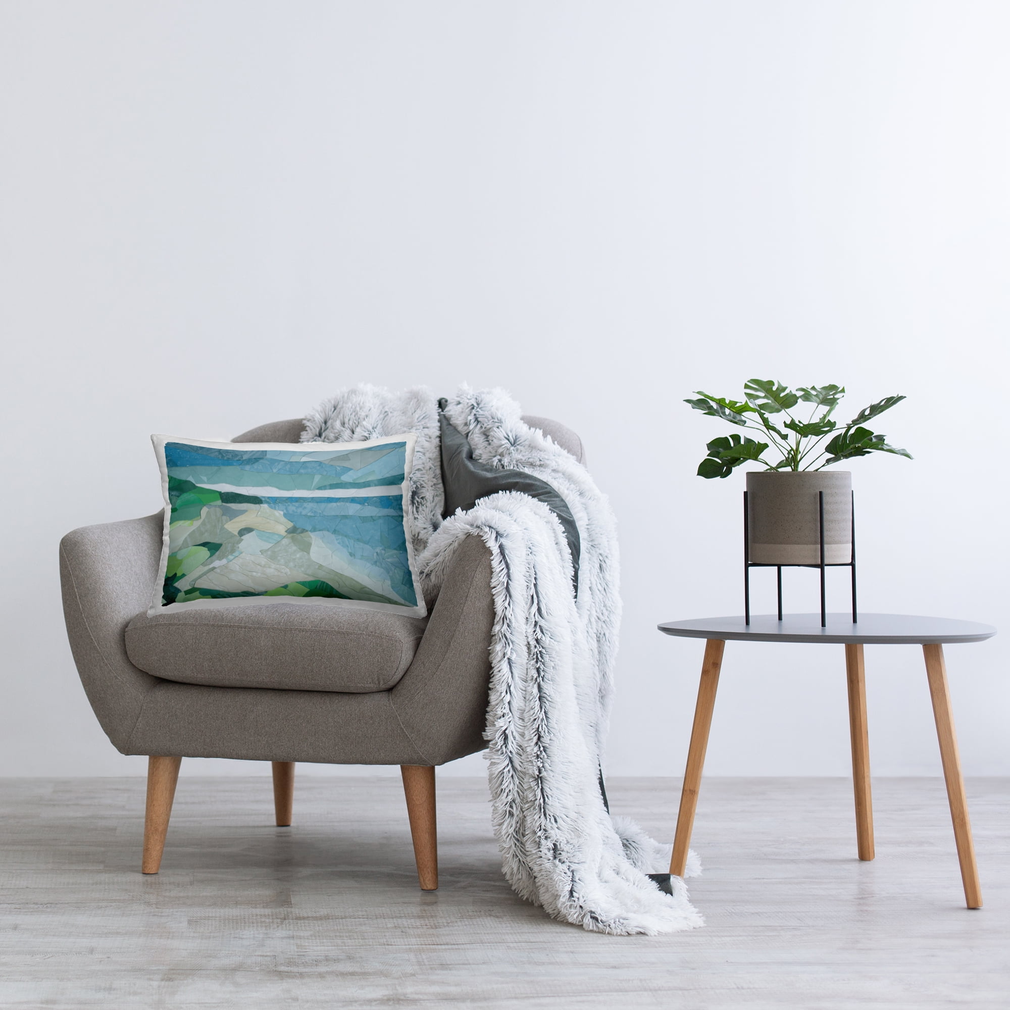 Stupell Industries Ocean Overlook Abstraction Decorative Printed Throw Pillow Design by Coco Good .