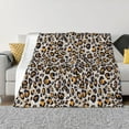 thumbnail image 3 of Throw Blanket for Couch, Leopard Super Soft Fuzzy Comfy Warm Throw Blanket, Cuteness Lightweight Cozy Plush Flannel Blanket & Throws for Sofa and Bed All Season, 3 of 5