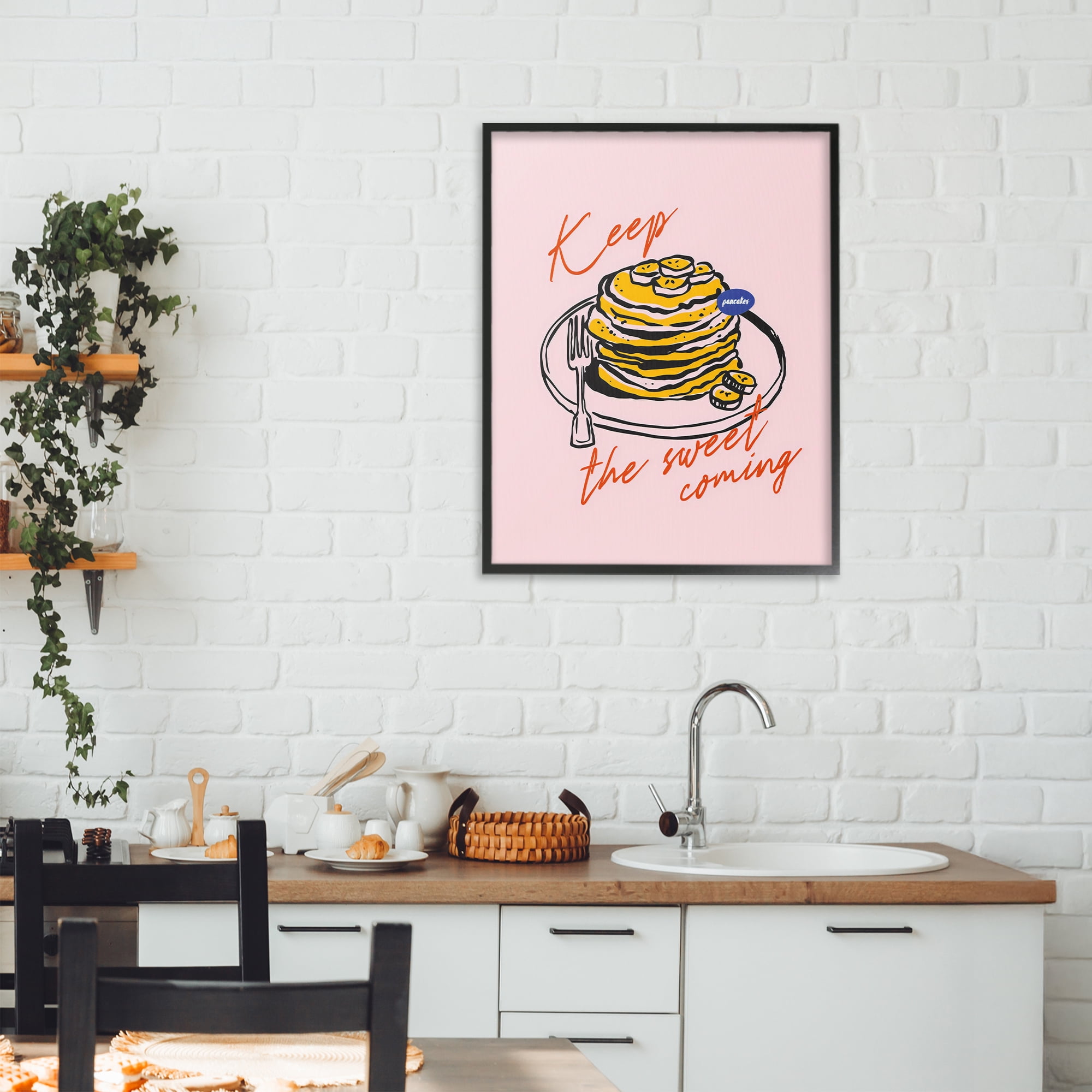 Stupell Industries Keep The Sweet Coming Black Framed Giclee Art, design by The Prints Vibe