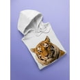 thumbnail image 3 of Tiger Face Hoodie Women -SPIdeals Designs, Female Small, 3 of 4