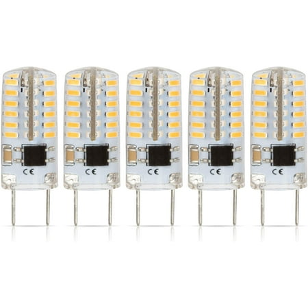 

Simba Lighting LED G8 1.5W T4 20W Halogen Replacement JCD Bi-Pin Base 120V 3000K Soft White 5 Pack