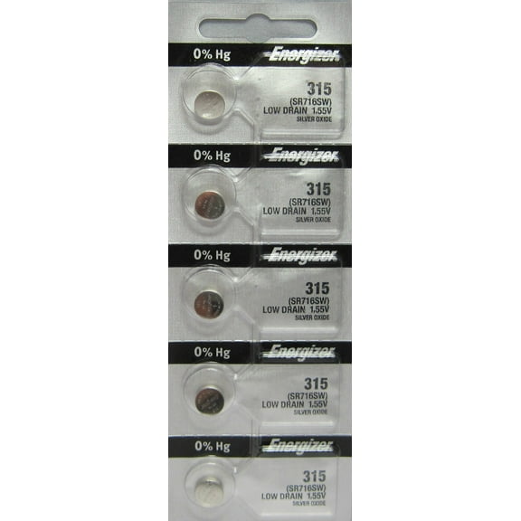 5 ENERGIZER (1 Pack) 315 3V Lithium Coin Cell Batteries