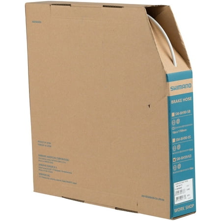 Shimano Bulk BH59 and BH63 Brake Hose, 10 Meter Roll, White