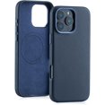 thumbnail image 1 of Genuine Leather Case for iPhone 16 Pro Max (6.9 inch),Stylish Litchi Leather case with Soft Fiber Lining,Lip Screen Protection,Compatible with MagSafe,Berry, 1 of 5