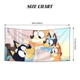 thumbnail image 2 of Lsque Bluey Pattern Microfiber Bath Beach Towel Silver Fox Velvet Beach Towel Oversized Quick Dry Absorbent for Pool Swimming Bathroom 27.5x55in, 2 of 5