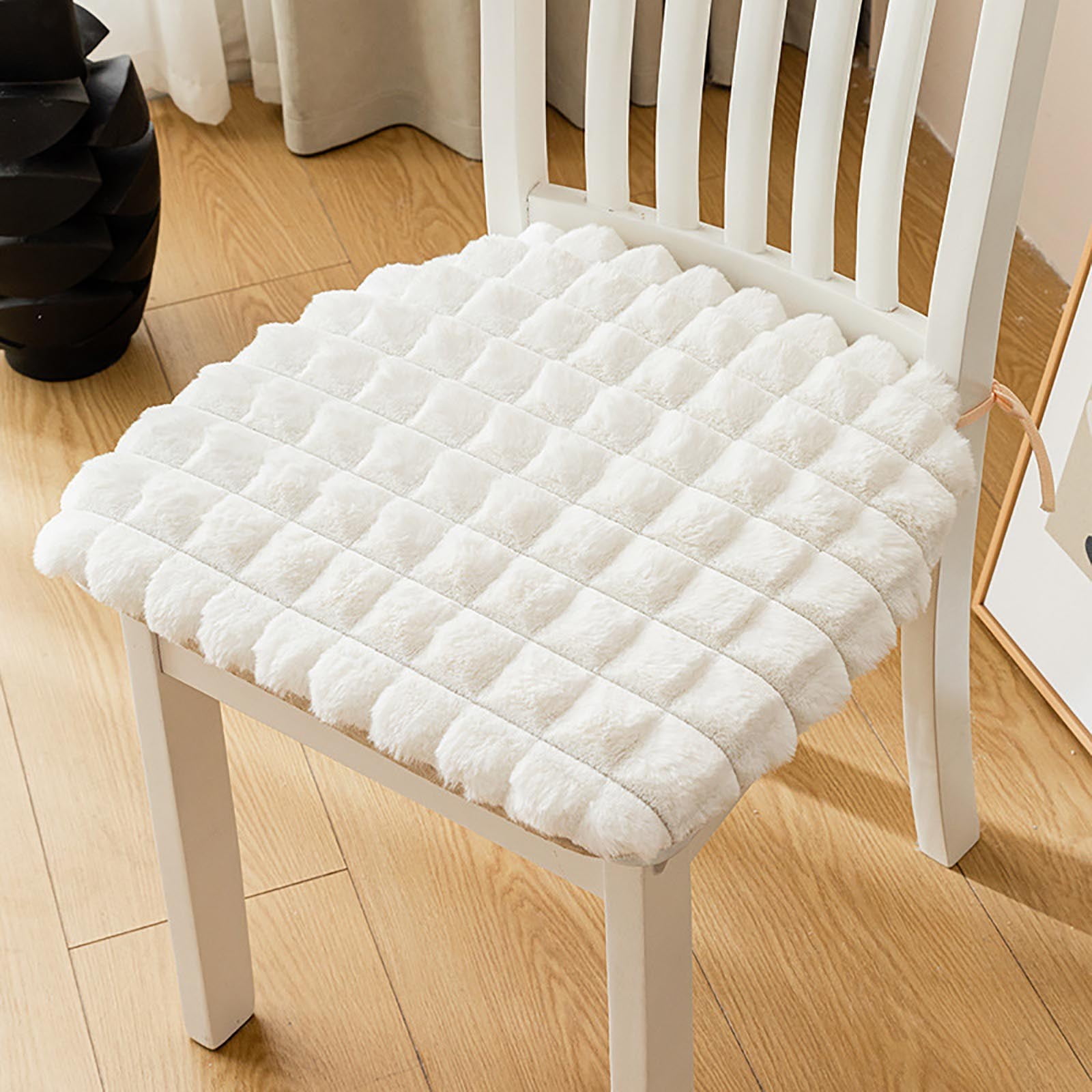 Cojín Redondo Para Silla Con Tela De Pana Suave Antideslizante De 30 Cm