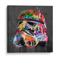 thumbnail image 1 of Cuadro decorativo - Stormtrooper Helmet Graffiti, David Aste 25x25 Canvas Lab Colorido, Íconos y celebridades, Ilustraciones, Niños, Películas, Películas Famosas, Star Wars, 1 of 2