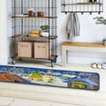 thumbnail image 4 of Dreamtimes Happy Christmas Eve Hallway Runner Rug 2'x6' Kitchen Rug with Rubber Backing Winter Snow Town Non Slip Entryway Rug Runner Washable Soft Area Rug for Hallway Bedroom Kitchen Decor, 4 of 6