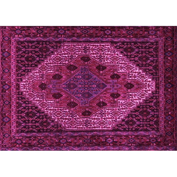 Ahgly Company Indoor Rectangle Persian Pink Traditional Area Rugs, 2' x 3'