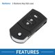 thumbnail image 3 of Funda de llave sin llave de entrada remota de 3 botones de Unique Bargains para Mazda 3 6 MX5 RX8, 3 of 7