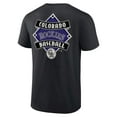 thumbnail image 3 of Men's Fanatics  Black Colorado Rockies Field Play T-Shirt, 3 of 3