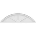 thumbnail image 3 of Ekena Millwork 44"W x 12"H x 2"P Segment Arch 3 Spoke Architectural Grade PVC Pediment, 3 of 7