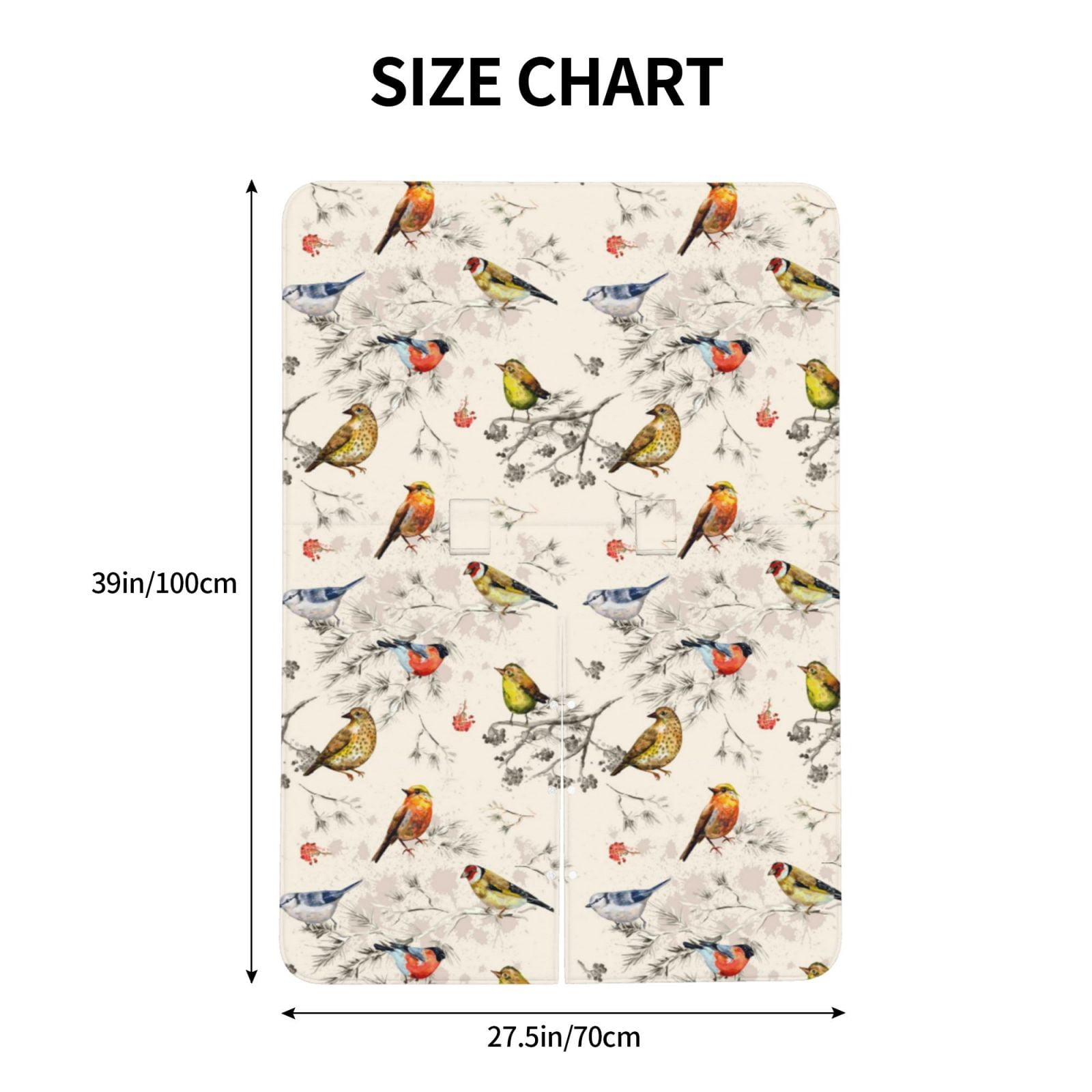 Naloa Little Birds Baby Car Seat Cover, Breathable Baby Carrier Cover, Multiuse Baby Carrier Cover & Nursing Breastfeeding Cover