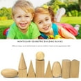 thumbnail image 4 of tredstone 10pcs/set Building Block Wooden Geometry Model Toy Children Manual Geometry Block Kid Educational Toy, 4 of 7