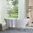 thumbnail image 4 of Vanity Art 71" x 33" Acrylic Freestanding Bathtub, 4 of 11