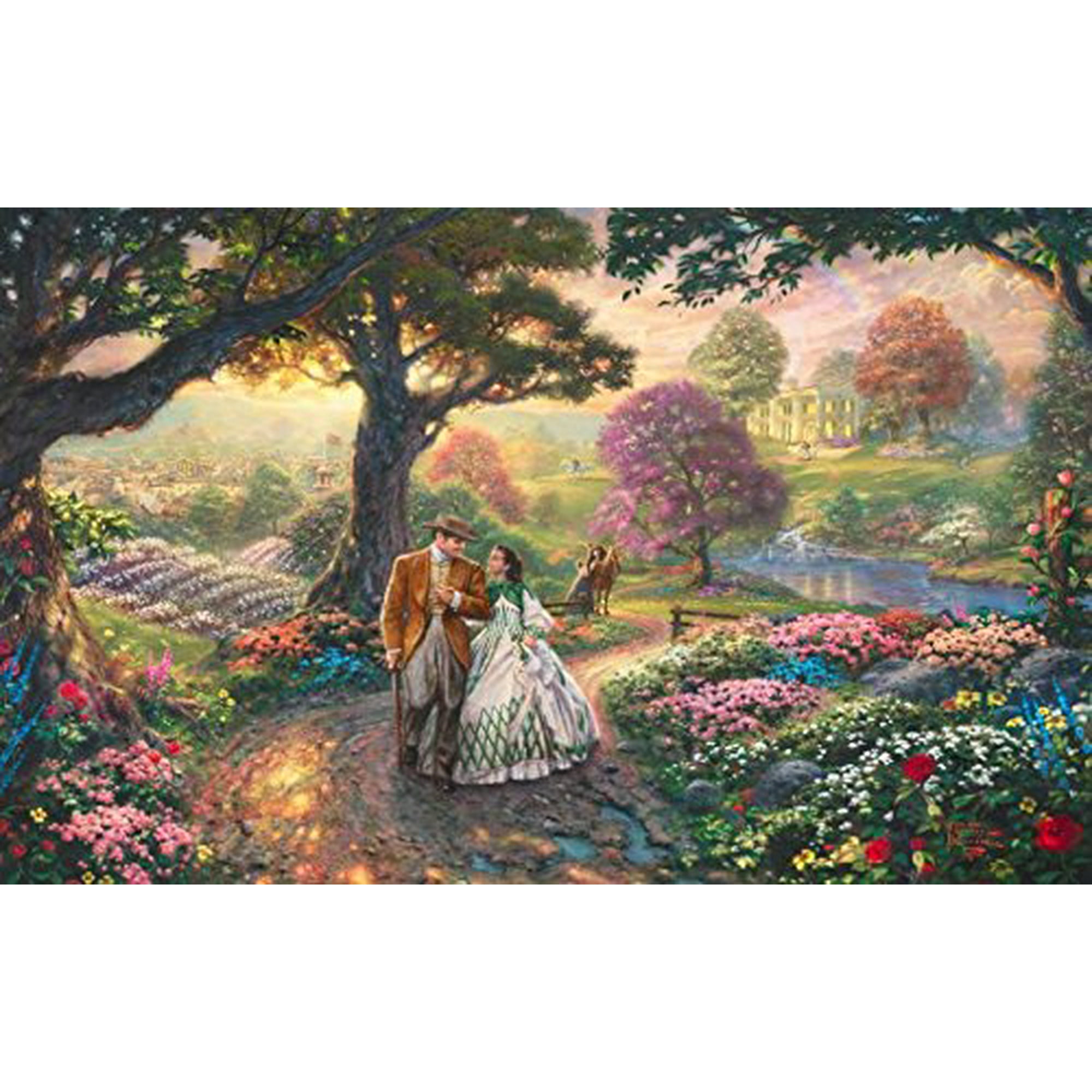 Thomas Kinkade Wb Movie Classics Gone With The Wind 1000 Piece Puzzle Walmart Canada