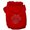 Red, variant on Pet, Dog Cat Hoodie Rhinestone, "Clear Paw"