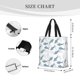 thumbnail image 3 of Balery Cute Shark Bolsa de Mano para Mujeres con Cremallera, Bolsa de Gimnasio con Compartimentos, Bolsa para Laptop, Bolsa para Trabajo, 3 of 7
