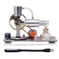 thumbnail image 3 of VONKY Engine Model Kit Toddlers Home Science Experimenter Toy with USB Cable Miniature Generator Motor Building Toys Preschool, 3 of 6