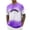 Purple, variant on California Los Angeles Letter Graphic Tees for Men 2026 Summer Casual Short Sleeve Crewneck T Shirts West Coast Streetwear