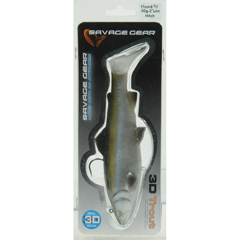 Savage Gear 3D Trout Fishing Lure, Gray