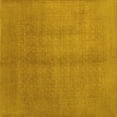 thumbnail image 1 of Ahgly Company Machine Washable Indoor Square Abstract Yellow Contemporary Area Rugs, 3' Square, 1 of 4