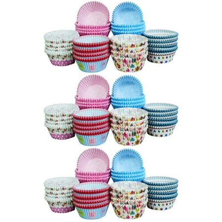 

240 Pcs Chocolate Wrappers Oil-proof Cake Packing Paper Tray Cup Nonstick Weddings Parchment Cups Tulip