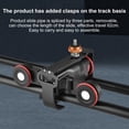 thumbnail image 3 of Video Camera Dolly, Aluminum Alloy Camera Rail Car  for DSLR Camera, 3 of 8