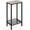 Greige + Black, variant on Tall Side Table, Industrial End Telephone Table with Adjustable Mesh Shelves, for Living Room, Bedroom, Entryway, Office, Black BB03DH01