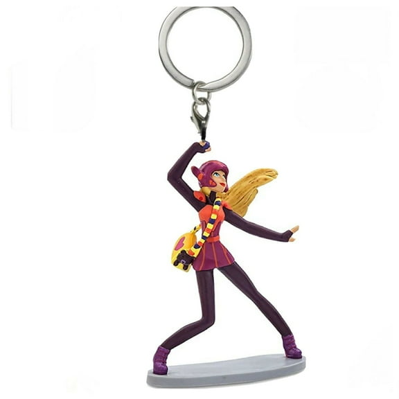 Big Hero Honey Lemon PVC Key Ring Keychain Ornament Figurine Figure Disney Charm