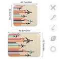 thumbnail image 5 of Yayeee Dish Drying Mat for Kitchen Counter Ultra Absorbent Easy Clean Pad 24x18", Flying Planes, 5 of 7